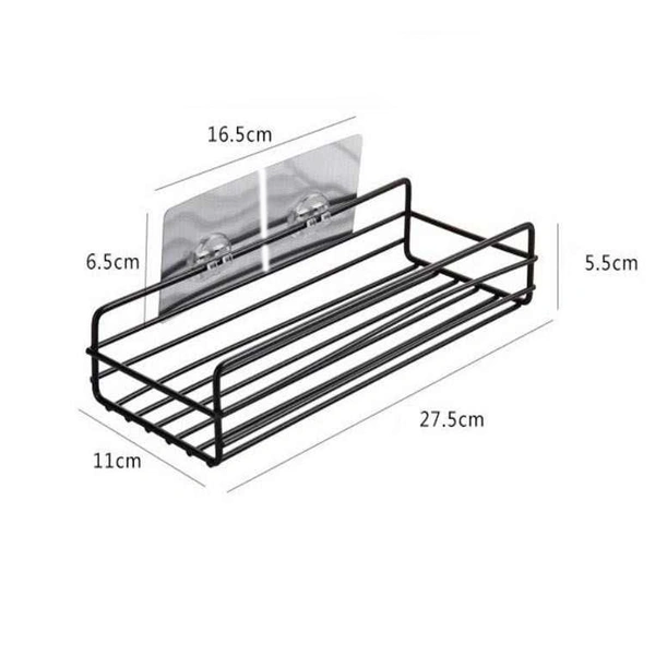 1764  Multipurpose Wall Mount Metal Bathroom Shelf and Rack for Home and Kitchen. - 0.564 kgs, India
