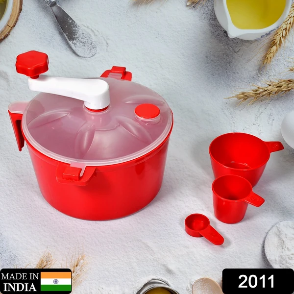 2011 Dough Maker Machine With Measuring Cup (Atta Maker) - Red Color - India, 1.05 kgs