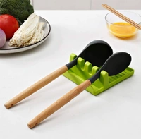 2121 Multi-Functional Spatula Holder/Rest for Kitchen Utensils (Parrot colour) - 0.1 kgs, India