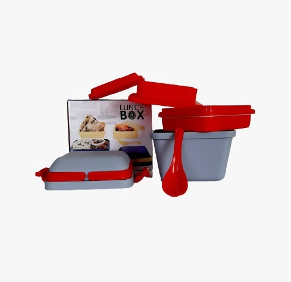 2144 Airtight Lunch Box with Handle & Push Lock - India, 0.585 kgs