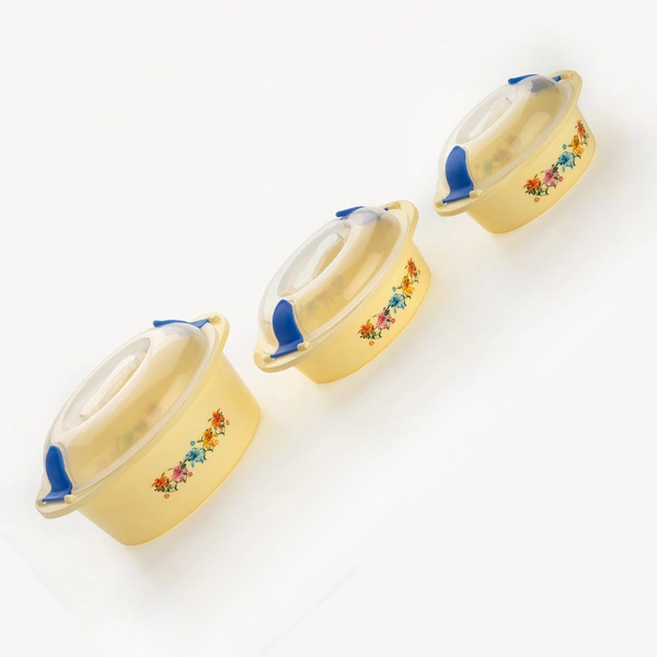 2162 Hot N Fresh Insulated Plastic Casserole Gift Set (3 Pieces) - 1.36 kgs, India