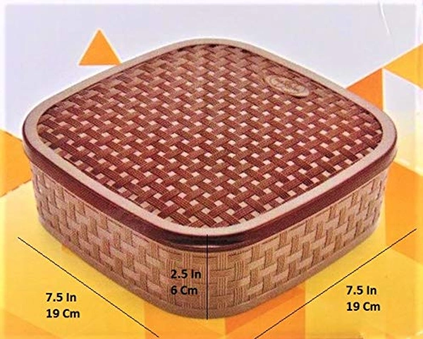 2198 Masala Rangoli Box Dabba for keeping Spices - 0.65 kgs, India