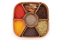2198 Masala Rangoli Box Dabba for keeping Spices - 0.65 kgs, India