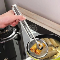 2412 2In1 Stainless Steel Filter Spoon with Clip Food Kitchen Oil-Frying Multi-Functional - 0.346 kgs, China