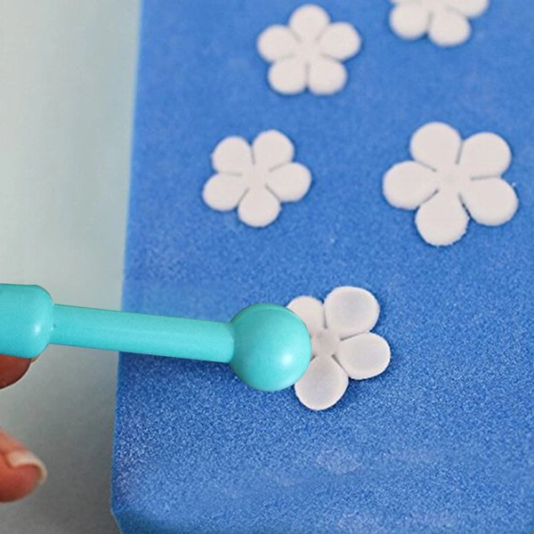 2473 Fondant Cake Decor Flower Sugar Craft Modelling Tools Clay Mould (8PC-Set) - 0.058 kgs, India