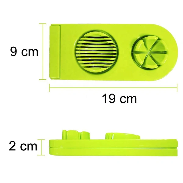2555 Multi-Segment 2 in 1 Egg Cutter/Slicer - 0.154 kgs, India