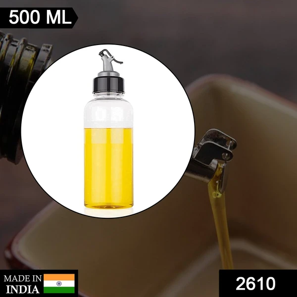 2610 Oil Dispenser with Leakproof Seasoning Bottle (500Ml capacity) - India, 0.266 kgs