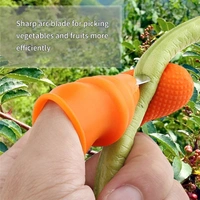 2662V 1 Pair V Thumb Cutter with Box used in all kinds of household and official kitchen purposes for peeling and cutting of various types of vegetables and fruits etc. - 0.029 kgs, India