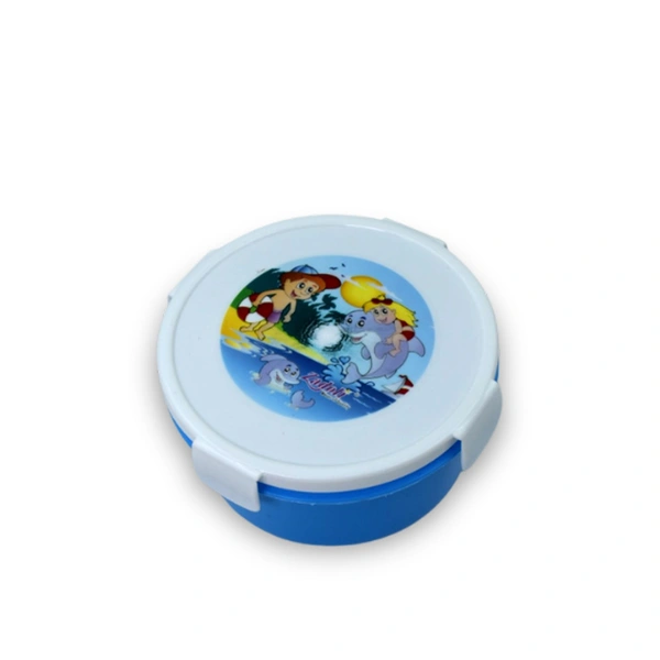2746 Round Shaped Lunch Box For Storing And Serving Food Stuffs And Items. - 0.415 kgs, India