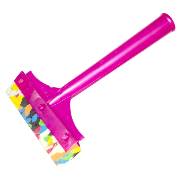 3432 Premium Quality Foam Plastic Handle Bathroom Floor Cleaning Wiper - 0.295 kgs, India