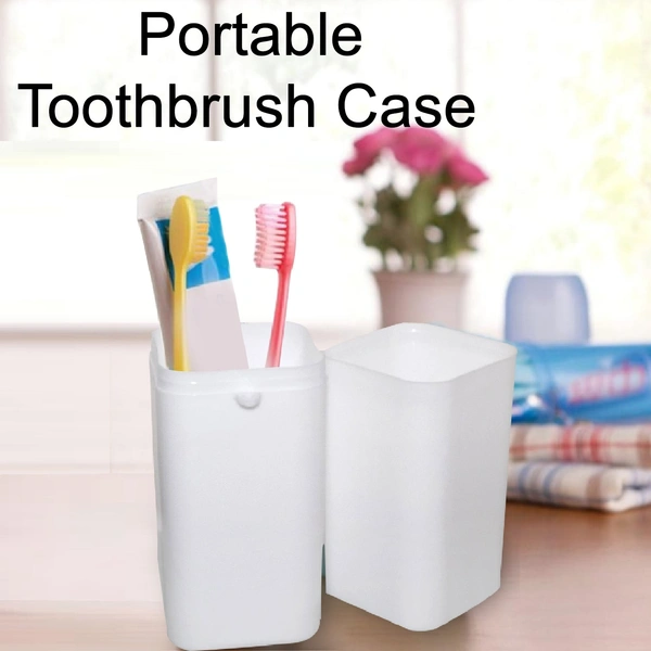 4637 Plastic Hygienic Toothbrush Travel Portable Case - 0.154 kgs, India