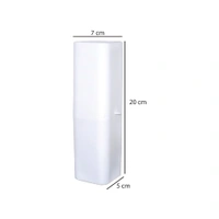 4637 Plastic Hygienic Toothbrush Travel Portable Case - 0.154 kgs, India