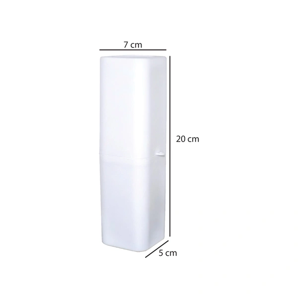 4637 Plastic Hygienic Toothbrush Travel Portable Case - 0.154 kgs, India