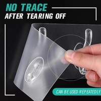 4654A Adhesive Transparent Heavy Duty Wall Hook - 0.32 kgs, China