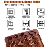 4736 14 Cavity Purse Sandle Heel Sandal Chocolate Mould (1Pc Only) - 0.107 kgs, China