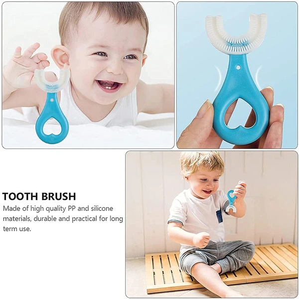 4774 Kids U S Tooth Brush used in all kinds of household bathroom places for washing teeth of kids, toddlers and children’s easily and comfortably. - 0.055 kgs, China