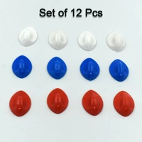 4842 12Pc Plastic Adhesive Hooks For Placing On Wall Surfaces In Order To Hang Various Stuffs And Items. - 0.128 kgs, China