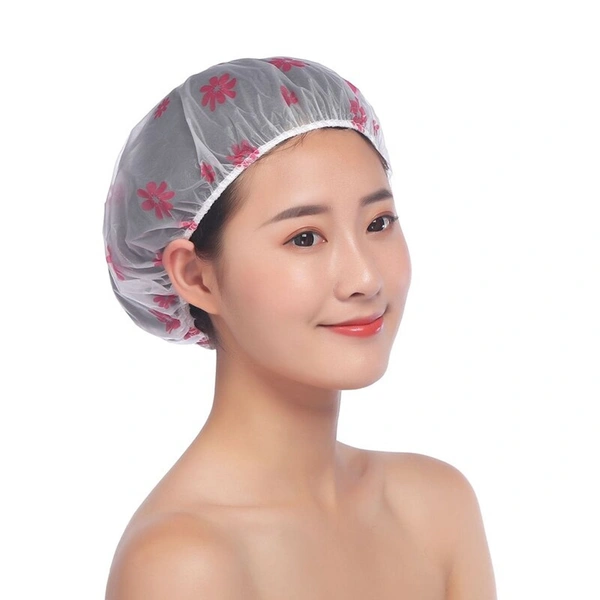 6030 Shower Cap Bath Shower Cap ,Women Reusable Waterproof Women Shower - 0.324 kgs, China