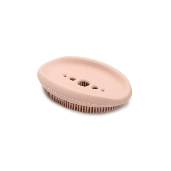 6137 2 in 1 Silicone Cleaning Brush used in all kinds of bathroom purposes for cleaning and washing floors, corners, surfaces and many more things. - China, 0.068 kgs