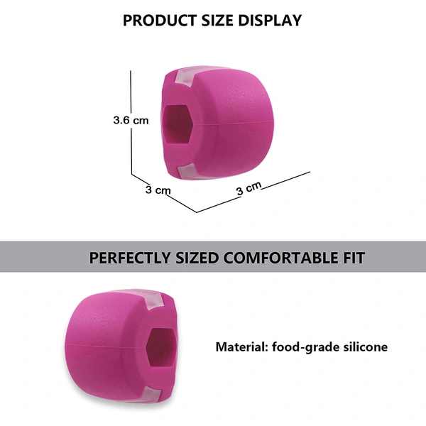 6607 PINK JAWLINE EXERCISER TOOL FOR MEN & WOMEN - 0.03 kgs, India
