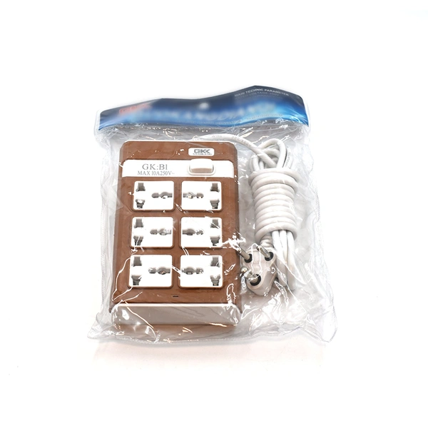 7421 Extension Board 250V 6 Way Extension Board - 0.5 kgs, China