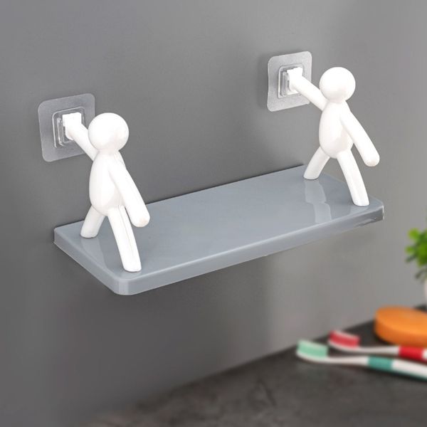 1627 Adhesive Sticker Abs Plastic Hook Towel Hanger For Kitchen