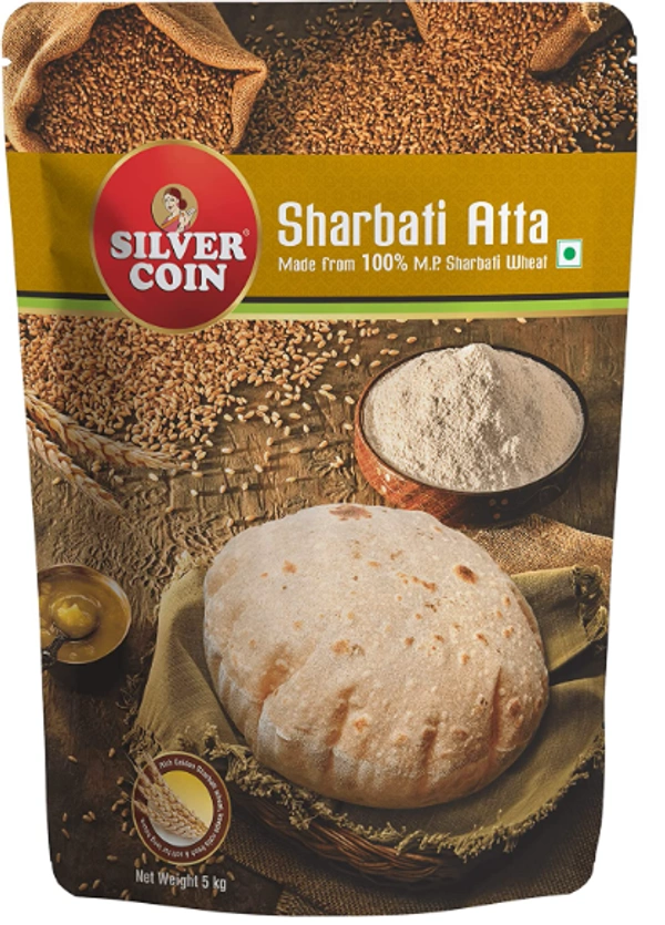 SILVERCOIN SHARBATI ATTA 5KG - 