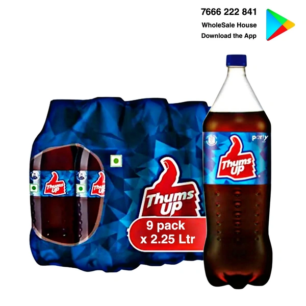 COCA COLA  Thumbs Up ( 2.25 Ltr  ) Pack Of 9 Pcs