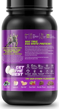 R.U.N  Rise Up Nutrition Egg Albumen Powder ( Choco Brownie ) - 1 kg