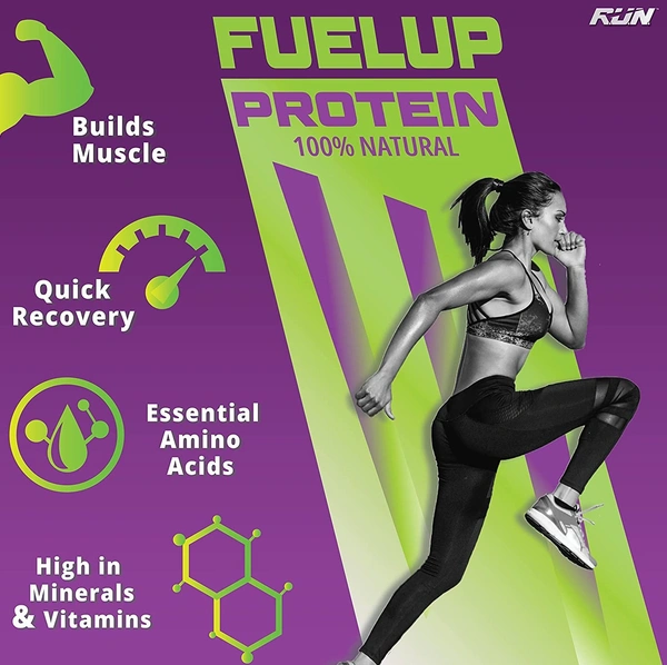 R.U.N Rise Up Nutrition Egg Albumen Powder (Cappuccino) - 1 kg