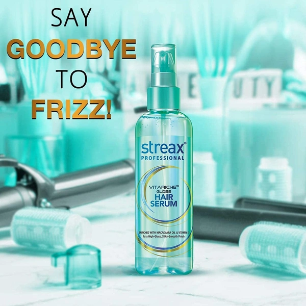 Streax Professional Vitariche Gloss Hair Serum - 100 Ml