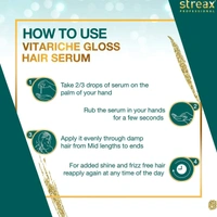 Streax Professional Vitariche Gloss Hair Serum - 100 Ml
