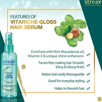 Streax Professional Vitariche Gloss Hair Serum - 100 Ml