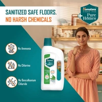 Himalaya Pure Homes Sanitizing Floor Cleaner (Herbal Green) - 1 Litre
