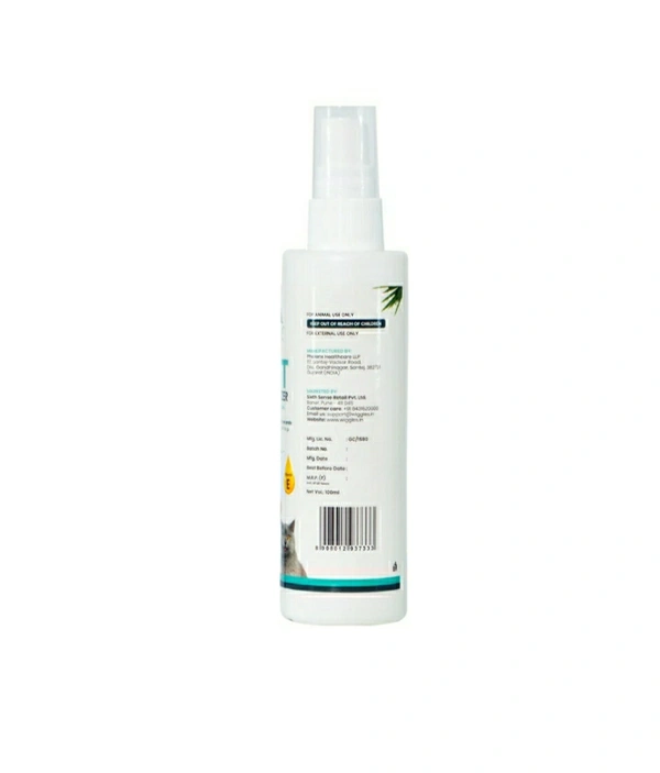 INSTANT pet sanitizer For Dogs & Cats - Alcohol Free - 100 Ml