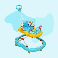 MEE MEE  MEE MEE SIMPLE STEP BABY WALKER WITH PARENTAL CONTROL HANDLE & MUSICAL ACTIVITY TRAY - Green, Green