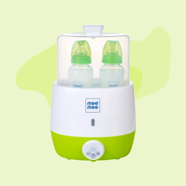 MEE MEE ADVANCED 3 IN 1 STEAM DIGITAL STERILIZER & BOTTLE & FOOD WARMER | FOR 2 BABY BOTTLES