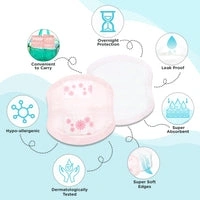 MEE MEE ULTRA THIN SUPER ABSORBENT DISPOSABLE MATERNITY NURSING BREAST PADS (80 PADS WITH 16 FREE PADS) | 96 PCS