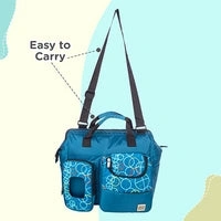 MEE MEE TRAVEL DIAPER BAG WITH MULTIPLE POCKETS | MULTIFUNCTIONAL BABY AIRPORT LUGGAGE BAG WITH 7 POCKETS & CHANGING MAT