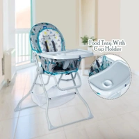 MEE MEE ULTRA SLEEK PORTABLE BABY HIGH CHAIR WITH ADJUSTABLE FEEDING TRAY