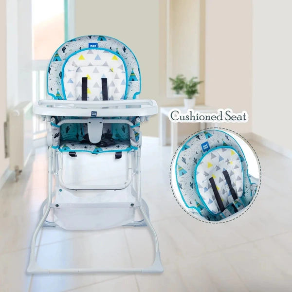 MEE MEE ULTRA SLEEK PORTABLE BABY HIGH CHAIR WITH ADJUSTABLE FEEDING TRAY