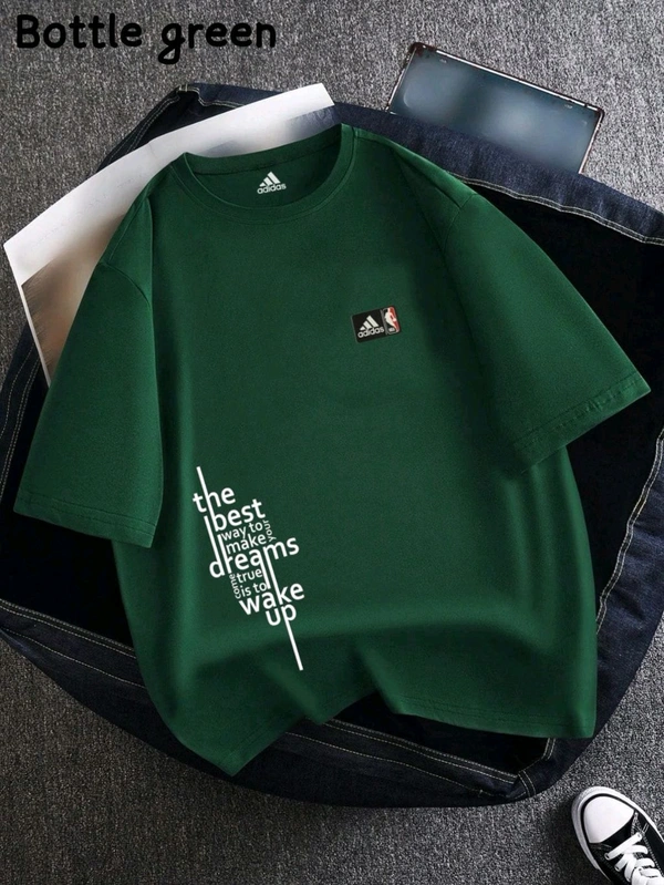 Round Neck Drop Shoulder Tshirt*