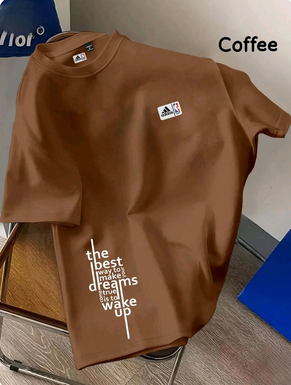 Round Neck Drop Shoulder Tshirt*