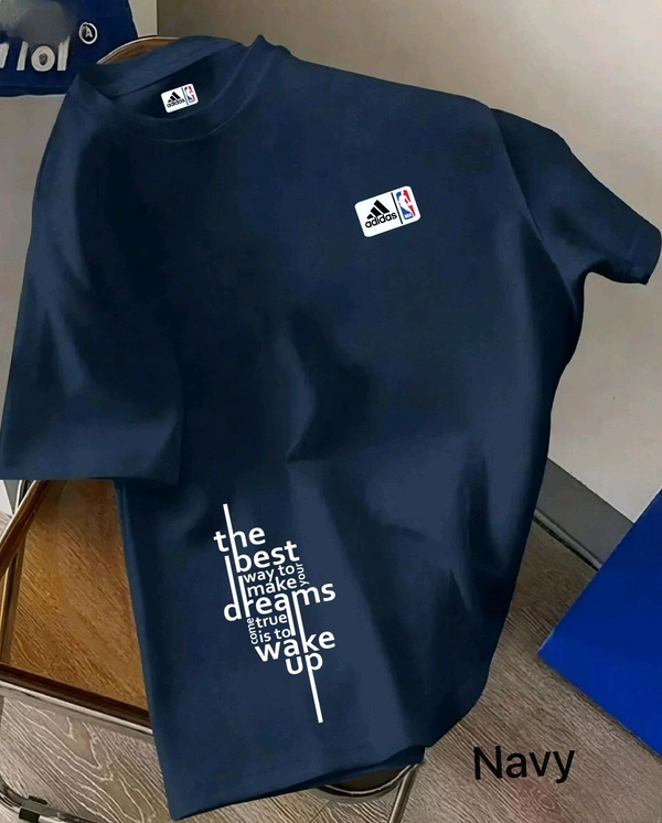 Round Neck Drop Shoulder Tshirt*