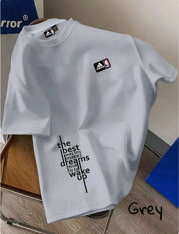 Round Neck Drop Shoulder Tshirt*