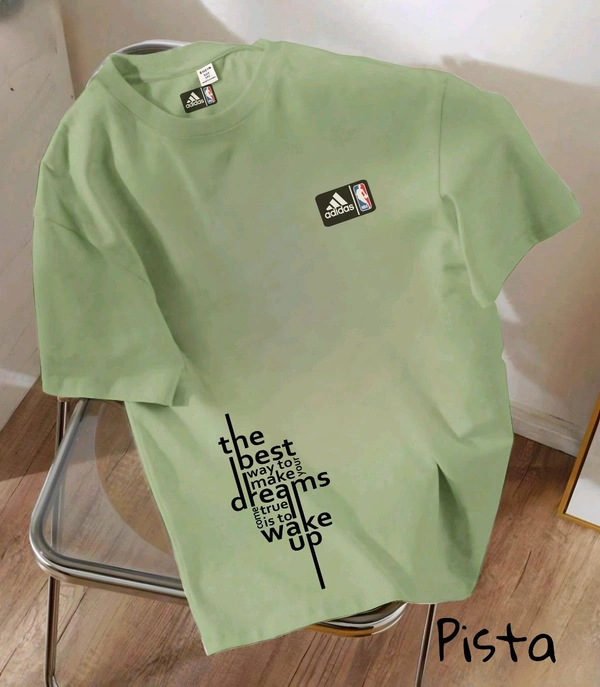 Round Neck Drop Shoulder Tshirt*