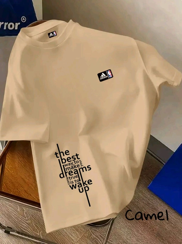 Round Neck Drop Shoulder Tshirt*