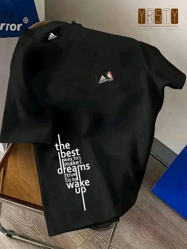 Round Neck Drop Shoulder Tshirt*