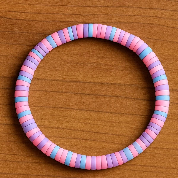 White & Pink Attractive Bracelet