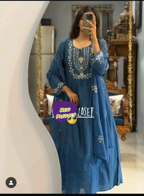 Printed Floral Kurta And Duppata Set 2